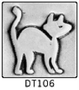 Solid Pewter Dots DT106 - 1.5" Cat
