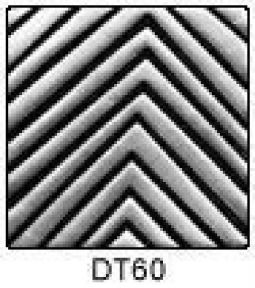 Solid Pewter Dots DT60 - 2" Tribal Zebra