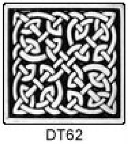 Solid Pewter Dots DT62 - 2" Ornate Celtic Knot