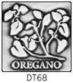 Solid Pewter Dots DT68 - 2" Oregano