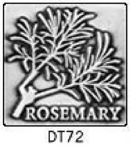 Solid Pewter Dots DT72 - 2" Rosemary