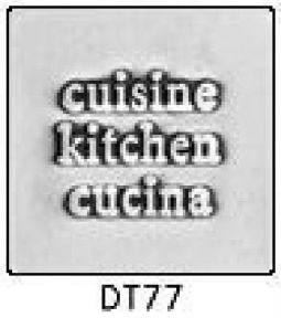 Solid Pewter Dots DT77 - 2" Kitchen