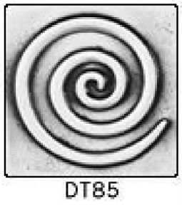 Solid Pewter Dots DT58 - 2" Spiral