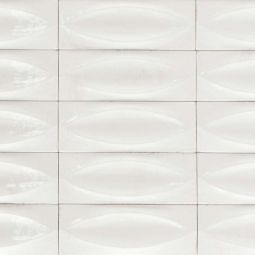 Tesoro Gleeze - Bianco 3d Eye Deco Glossy Tile
