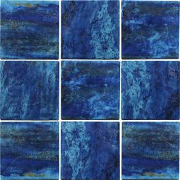 Tesoro Coral II - Blue 6" x 6" Porcelain Tile