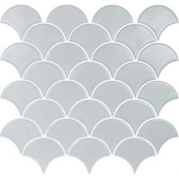 Emser Impact - Gray Fan Porcelain Mosaic