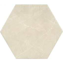 Emser Sterlina II - Ivory 8" x 10" Porcelain Hexagon Tile