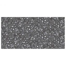 Emser Fragmento - Black Large Speckle 12" x 24" Porcelain Tile