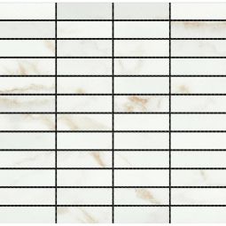 Emser Visconde - Oro 1" x 3" Matte Stacked Porcelain Mosaic