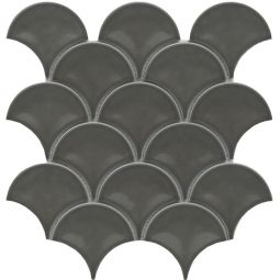 Emser Reward - Gray 3" x 4" Fan Mosaic