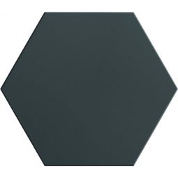 Emser Heksa - Black 8" x 9" Porcelain Hexagon Tile