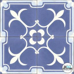 Original Mission - Flor de Liz 8" x 8" Cement Tile