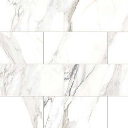 Bedrosians Prati - Calacatta Borghini Warm 12" x 24" Honed Porcelain Field Tile