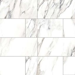 Bedrosians Prati - Calacatta Borghini Warm 12" x 24" Polished Porcelain Field Tile