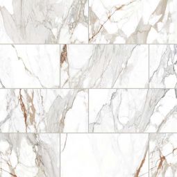 Bedrosians Prati - Calacatta Macchia Vecchia 12" x 24" Polished Porcelain Field Tile