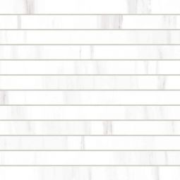 Bedrosians Prati - Dolomite 1" x 12" Honed Porcelain Mosaic