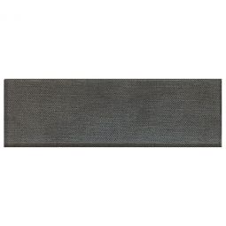 Tesoro Fabric - Ash Inkjet 4" x 12" Glass Tile