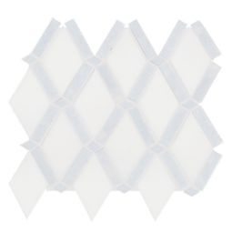 Tesoro Metropolitan Diamond Dot - White w/ Blue Celeste Honed Dot