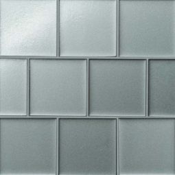 Bedrosians Kaikos - Light Green 4" x 4" Matte Glass Field Tile