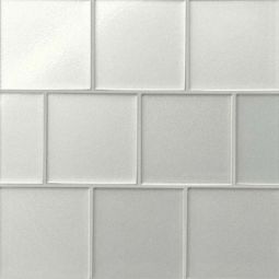 Bedrosians Kaikos - Pearl 4" x 4" Matte Glass Field Tile