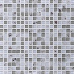 Daltile Granite Radiance - Kashmir White 5/8" X 5/8" Mosaic Blend