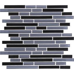 Daltile Granite Radiance - Absolute Black Random Mosaic Blend