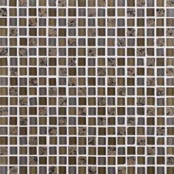 Daltile Granite Radiance - Tropical Brown 5/8" X 5/8" Mosaic Blend