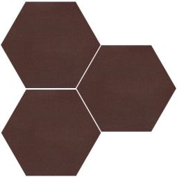 Granada Tile - Chocolate 8" x 9" Hexagon Cement Tile