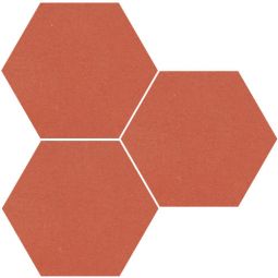 Granada Tile - Clay 8" x 9" Hexagon Cement Tile