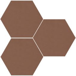 Granada Tile - Coffee 8" x 9" Hexagon Cement Tile