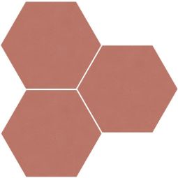 Granada Tile - Copper 8" x 9" Hexagon Cement Tile