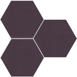 Granada Tile - Eggplant 8" x 9" Hexagon Cement Tile