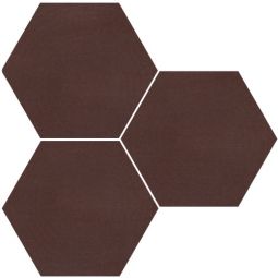 Granada Tile - Espresso 8" x 9" Hexagon Cement Tile