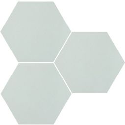 Granada Tile - Mist 8" x 9" Hexagon Cement Tile