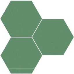 Granada Tile - Pine 8" x 9" Hexagon Cement Tile