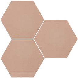 Granada Tile - Taupe 8" x 9" Hexagon Cement Tile