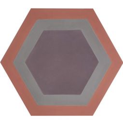 Granada Tile - Minsk 1800 C Cement Hexagon Decos