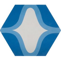 Granada Tile - SoftHex Nautica Cement Hexagon Decos