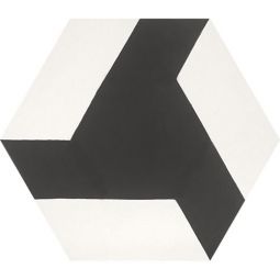 Granada Tile - Suffolk 1819 A Cement Hexagon Decos