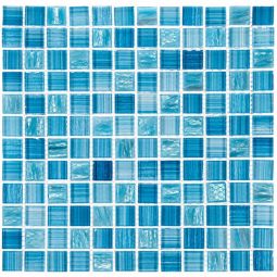 Zio Inkline - Foray Frost 1" x 1" Glass Mosaic