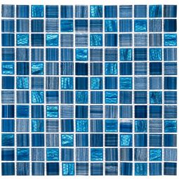 Zio Inkline - Parkers Point 1" x 1" Glass Mosaic