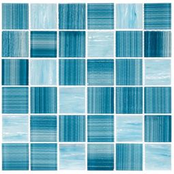 Zio Inkline - Foray Frost 2" x 2" Glass Mosaic