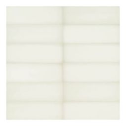 Tesoro Slide - White 4" x 12" Ceramic Wall Tile