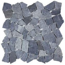Tesoro Ocean Stones - Gray Tumbled Pebble Mosaic