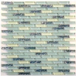 Zio Jewel - Aqua Marine Glass Mosaic