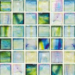 Hirsch Jewelstone - Zircon 1" x 1" Glass Mosaic
