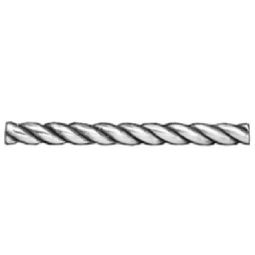 Solid Pewter Liners LB02 - 6" x 0.4" Small Braided