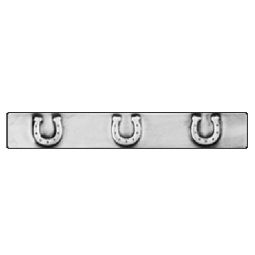 Solid Pewter Liners LB28 - 6" x 1" Horseshoe