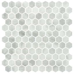 Zio Luxacious Bay - Riviera Beach Hex Recycled Glass Mosaic