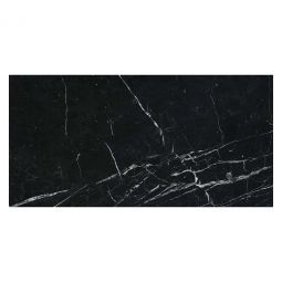 Emser Marquina - Black 12" x 24" Marble Tile